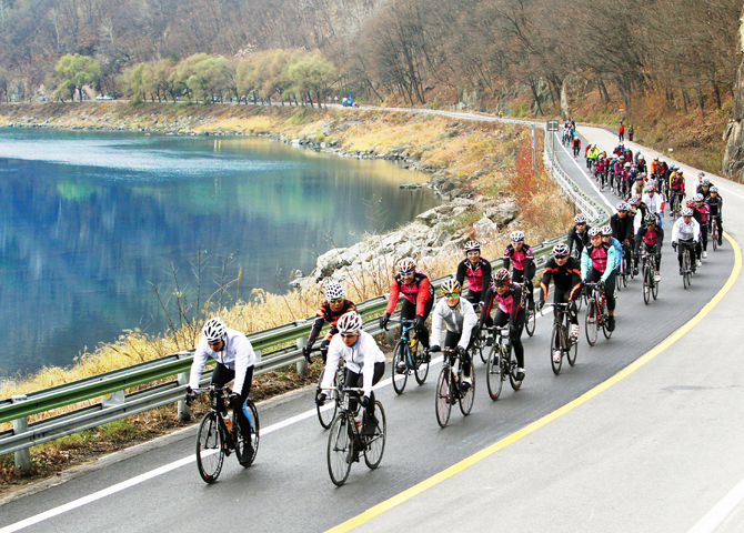 새재 자전거길 이화령 힐클라임